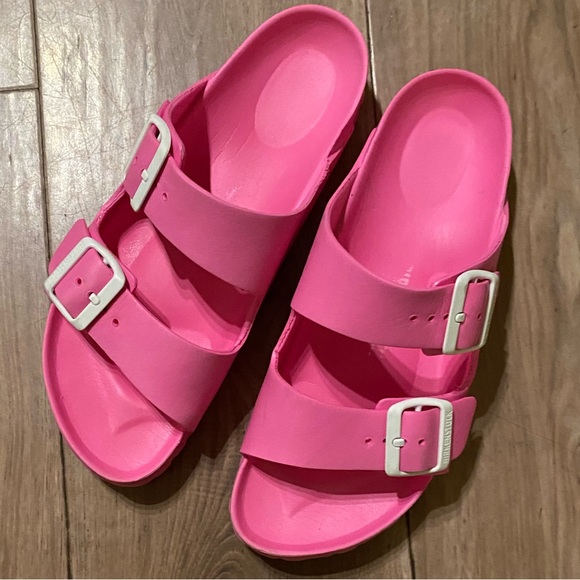 Birkenstock Shoes - Birkenstock Arizona - Pink EVA